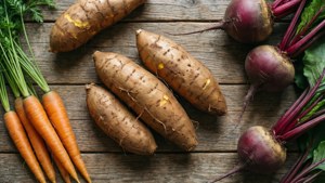 Root Vegetable Flat Lay