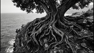Roots on the Cliff