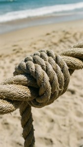 Rope Scroll Bar Nautical