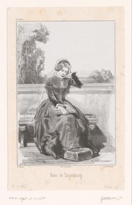 Rosa von Tannenburg zittend met een boek