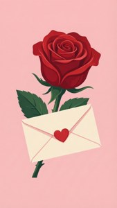 Rose and Love Letter