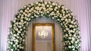 Rose Arch Mirror Backdrop