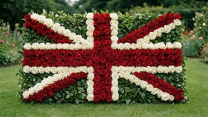 Rose Flag Floral