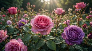 Rose Garden Dewdrops