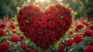 Rose Garden Heart