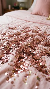 Rose Gold Confetti Sparkle