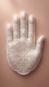 Rose Gold Filigree Hamsa