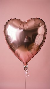 Rose Gold Heart Balloon