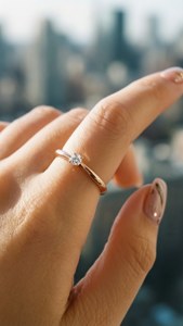 Rose Gold Solitaire
