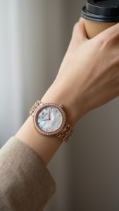 Rose Gold Watch Coffee