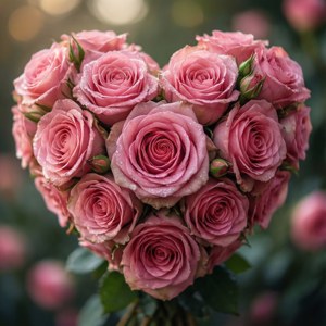 Rose Heart Bouquet