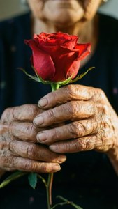 Rose in Her Hands