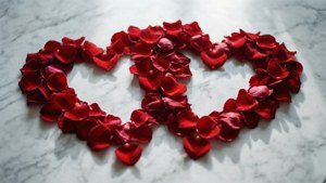 Rose Petal Hearts