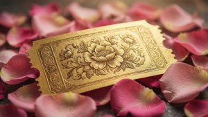 Rose Petal Ticket