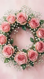 Rose Wreath Romantic