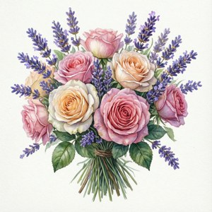 Roses and Lavender