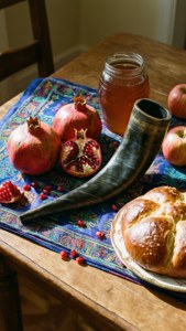 Rosh Hashanah Table Still Life