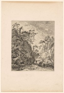 Rotsachtig landschap met een beek
