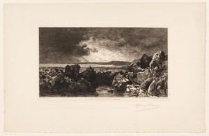 Rotskust nabij Trouville
