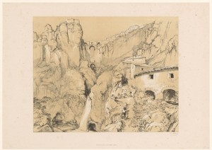Rotslandschap met gezicht op Ronda