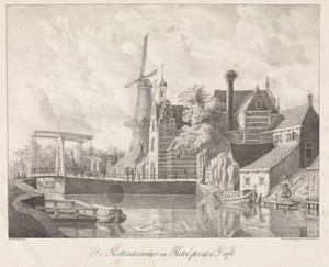Rotterdamse Poort en Ketelpoort te Delft
