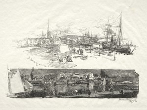 Rouen Illustré:  Les Nouveaux Quais-L'Ile La Croix