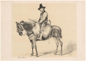 Rover José Maria op een paard