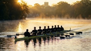 Rowing at Sunrise