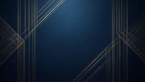 Royal Blue Gold Geometry