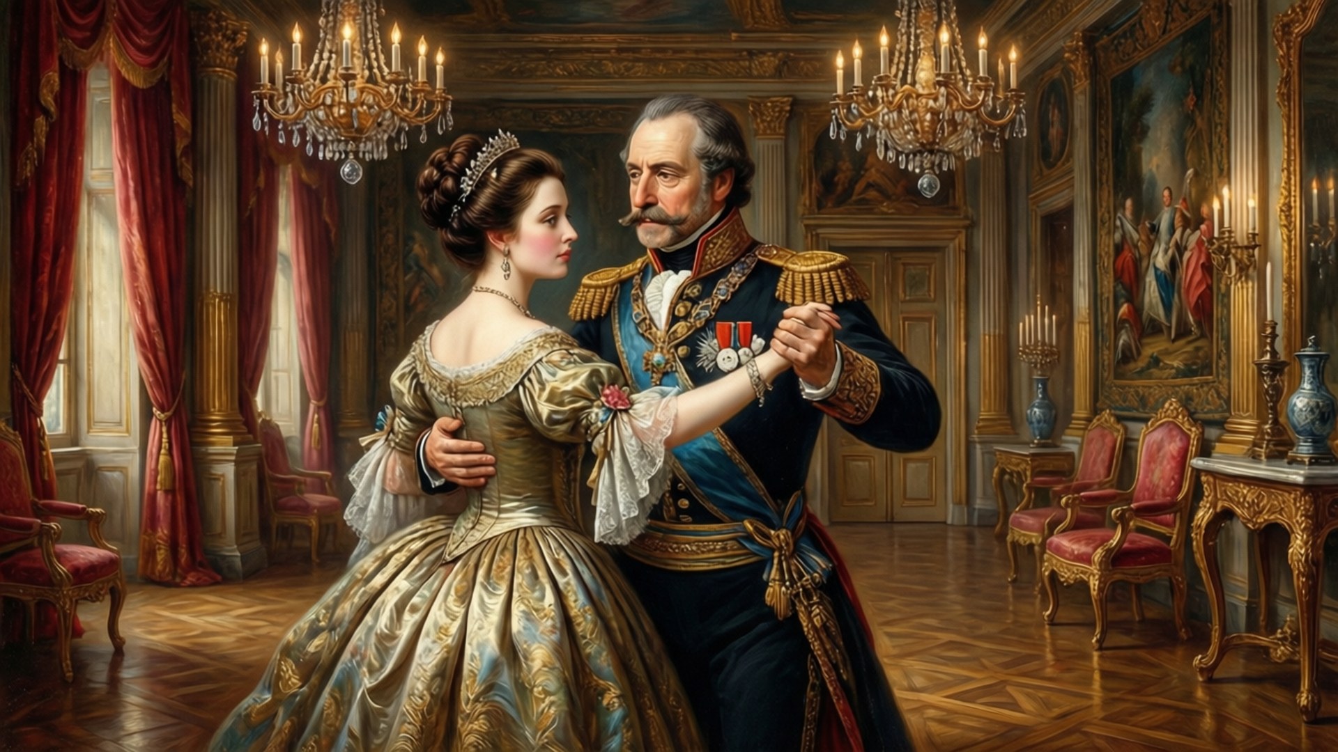 Royal Court Dance by Wallpapers.art Studio