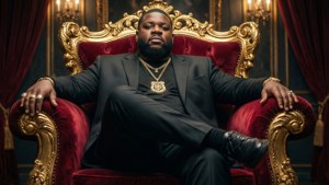Royal Floppa on Throne