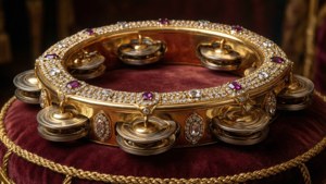 Royal Jeweled Tambourine