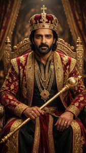 Royal King on Throne