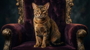 Royal Ocicat Portrait