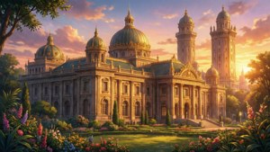 Royal Palace Sunset