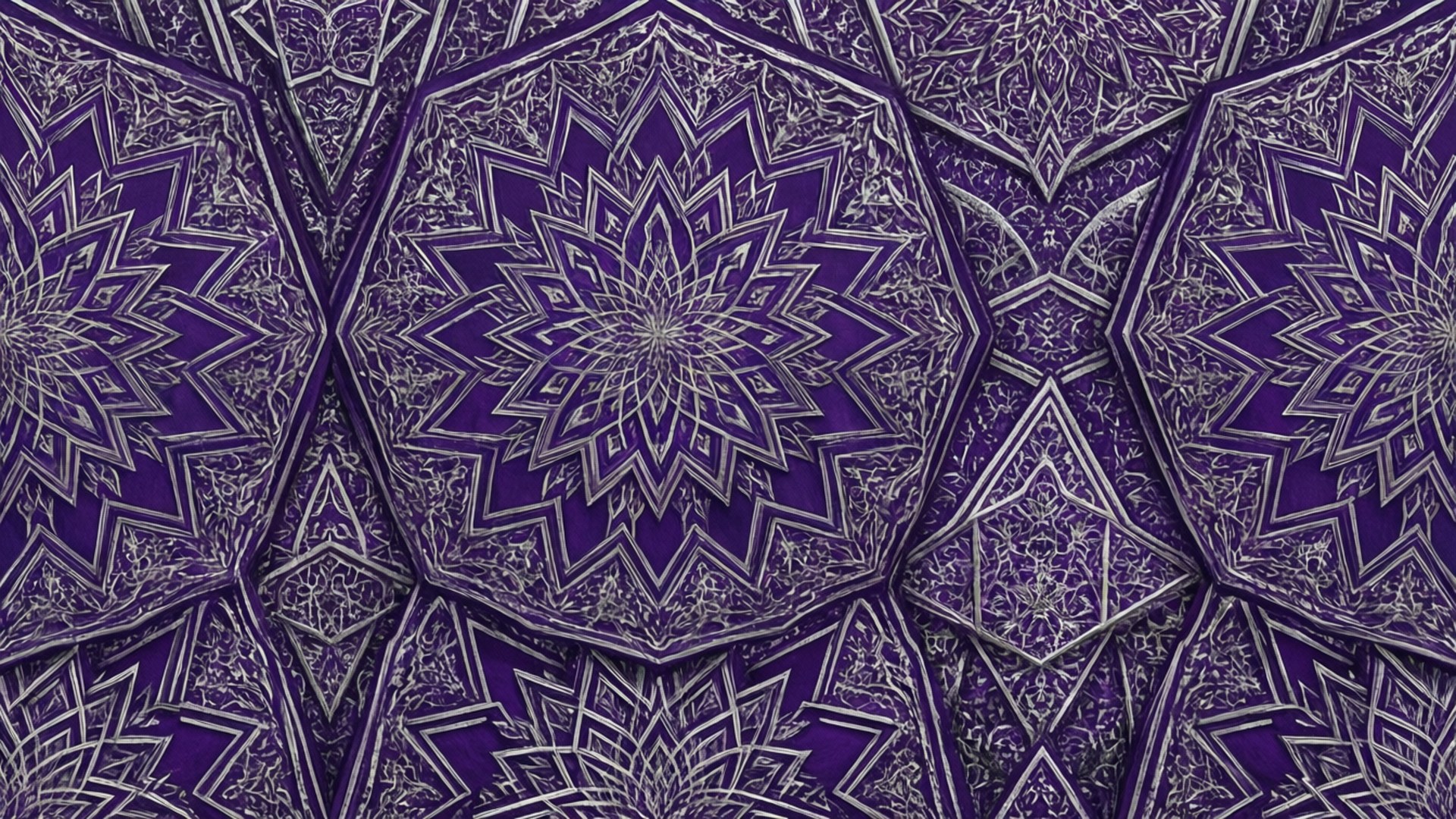 Royal Purple Starfield by Wallpapers.art Studio