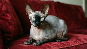 Royal Sphynx on Velvet