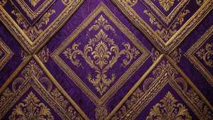 Royal Violet Damask