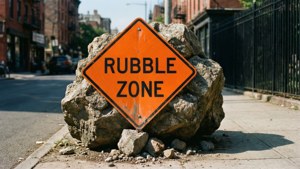Rubble Zone Sign