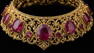 Ruby Gold Choker