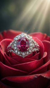 Ruby Ring on Petal
