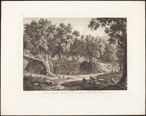 Ruderi essistenti a Tivoli del Piano inferiore della villa di Cassio