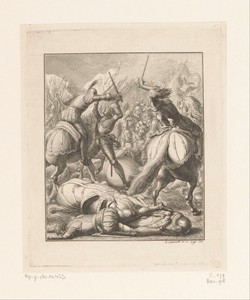 Rudolf I van Habsburg verslaat Ottokar II van Bohemen in Wenen