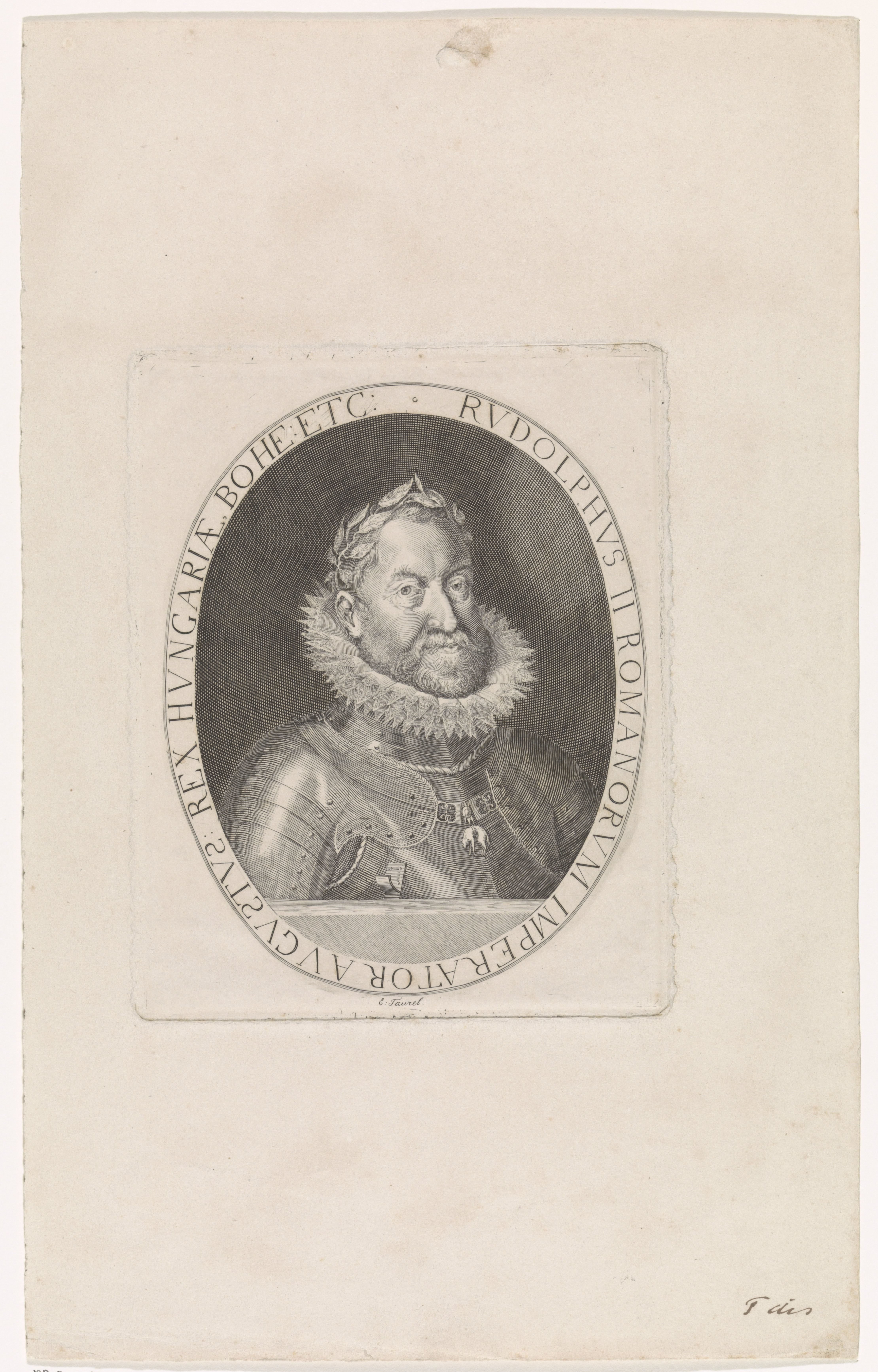 Rudolf II van Habsburg, Duits keizer by Edouard Taurel