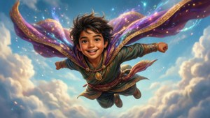 Rudra Soaring in Sky