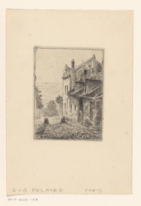 Rue du Mont Cenis (Parijs), omlaag kijkend