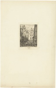Rue Pirouette bij de Halle aux Poissons in Parijs