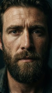 Rugged Cinematic Close-Up