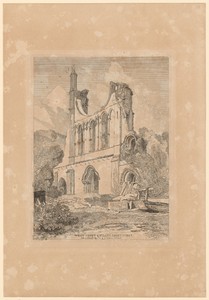 Ruïne van de Byland Abbey te Yorkshire