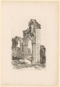 Ruïne van de St. Mary's Abbey in York